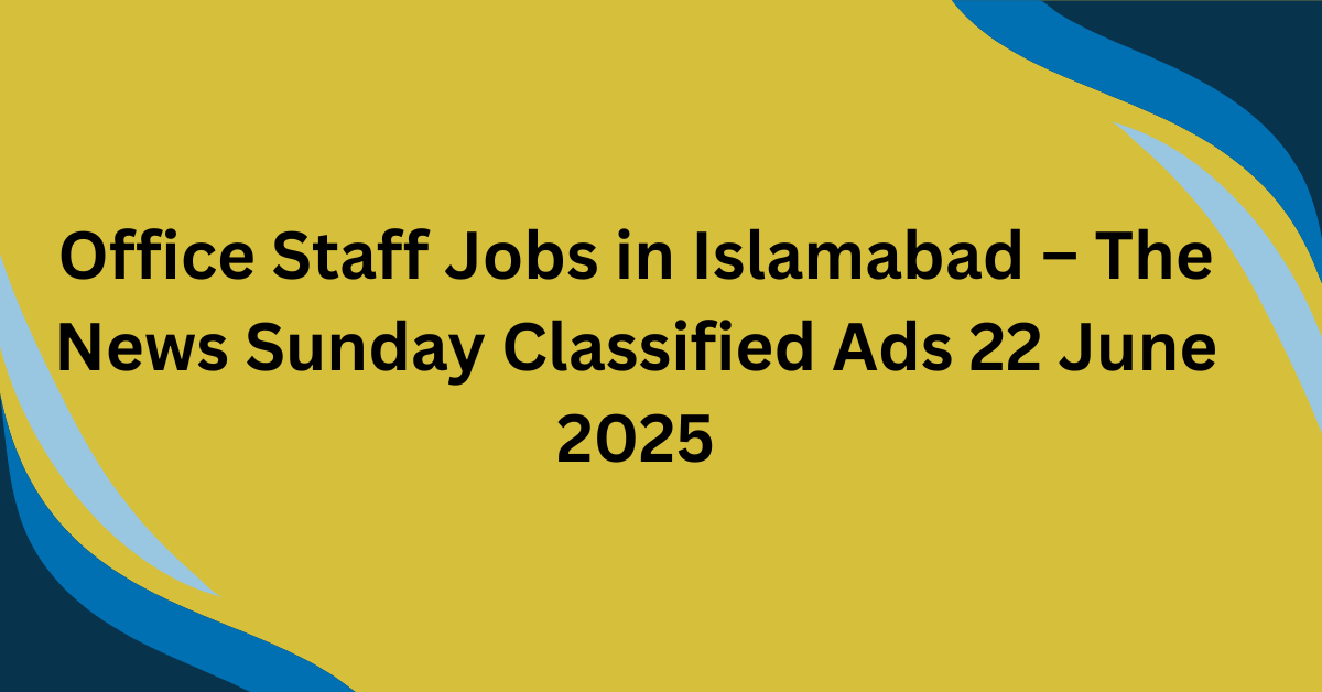 Office Staff Jobs